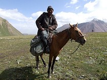 Typical man from Kyrgyztan